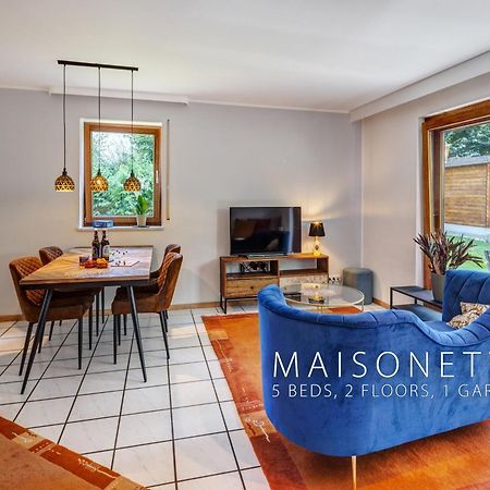 Moderne Maisonette Mit Garten Unterschleißheim Eksteriør bilde