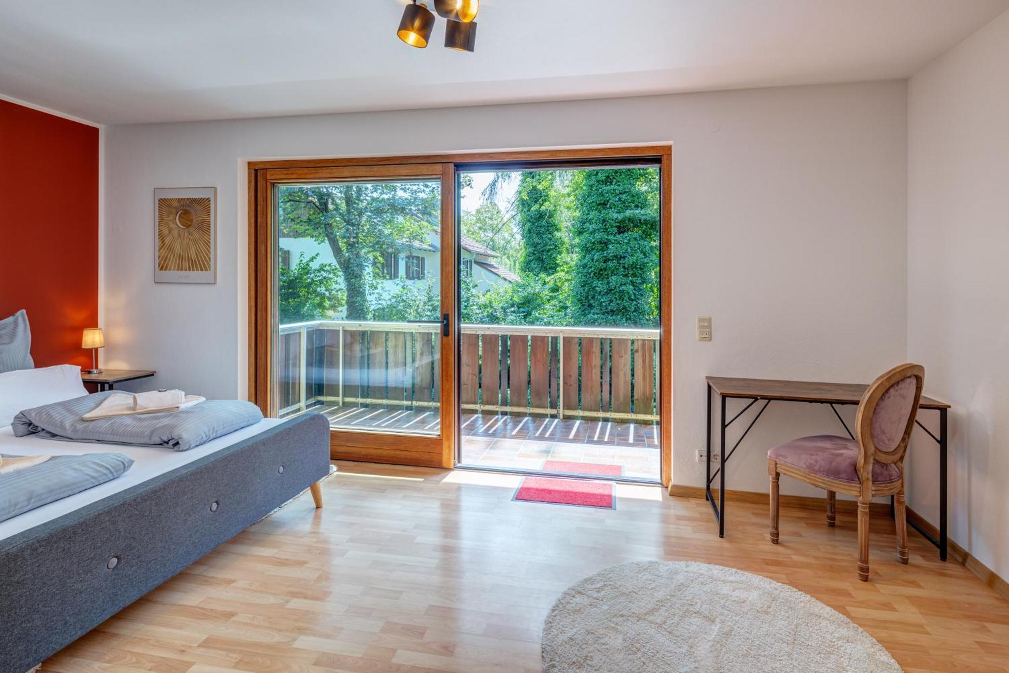 Moderne Maisonette Mit Garten Unterschleißheim Eksteriør bilde